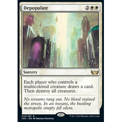 Magic löskort: Streets Of New Capenna: Depopulate (Foil)