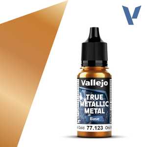Vallejo True Metallic Metal: Imperial Gold (Base) (18ml)