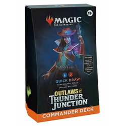 Magic The Gathering: Outlaws of Thunder Junction Commander Deck Quick Draw