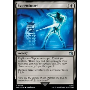 Magic löskort: Universes Beyond: Doctor Who: Exterminate!