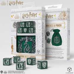 Harry Potter: Slytherin Dice Set & Pouch (5)