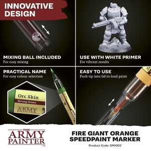 The Army Painter:  Speedpaint Marker - Fire Giant Orange (6ml)