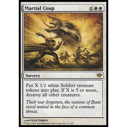 Magic löskort: Conflux: Martial Coup (Foil)