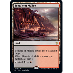 Magic löskort: Theros: Beyond Death: Temple of Malice (Foil)