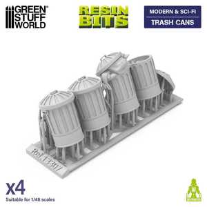 Green Stuff World: Trash Cans - 3D Printed