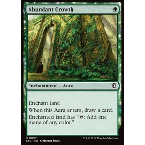 Magic löskort: Magic: Commander: Lorwyn Eclipsed: Abundant Growth