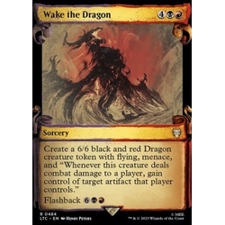 Magic löskort: Commander: The Lord of the Rings: Tales of Middle-earth: Wake the Dragon (alternative art)