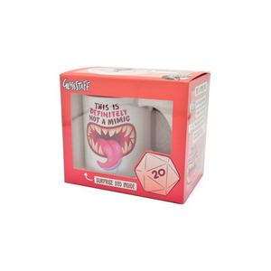 Gift Set Mug & Dice D20 Not a Mimic