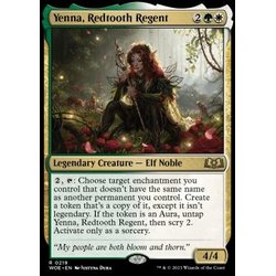 Magic löskort: Wilds of Eldraine: Yenna, Redtooth Regent