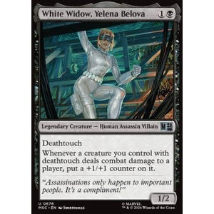 Magic löskort: Commander: Marvel Super Heroes: White Widow, Yelena Belova