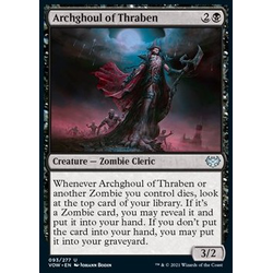 Magic löskort: Innistrad: Crimson Vow: Archghoul of Thraben