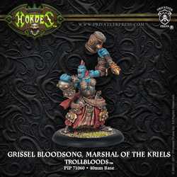 Trollbloods Grissel Bloodsong, Marshal of the Kriels (Warlock)
