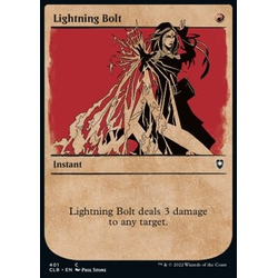 Commander Legends: Battle for Baldur's Gate: Lightning Bolt (Alternative art) (Foil)