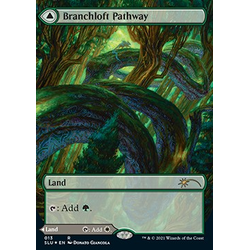 Magic löskort: Secret Lair Drop Series Promo: Branchloft Pathway // Boulderloft Pathway (Foil)