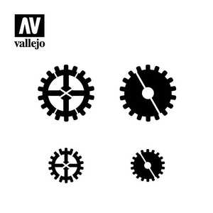 Vallejo Stencils: Gear Markings