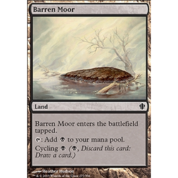 Magic löskort: Commander 2013: Barren Moor