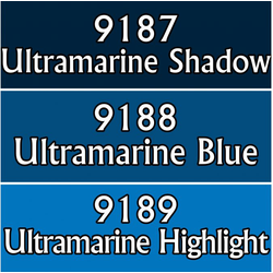 Master Series Paint Triad - Ultramarine Blues