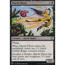 Magic löskort: Zendikar Rising Commander Decks: Marsh Flitter