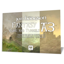 Jon Hodgson Backdrops: Fantasy Ruins and Tunnels (A3)