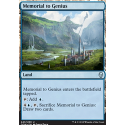 Magic löskort: Dominaria: Memorial to Genius
