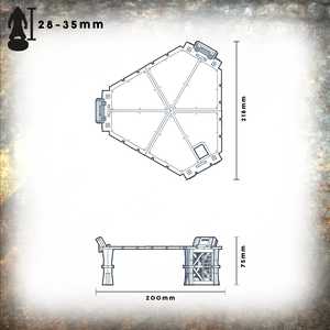 Chroma Terrain: Wonderhive - Framework (Pre-Coloured MDF) (Yellow)