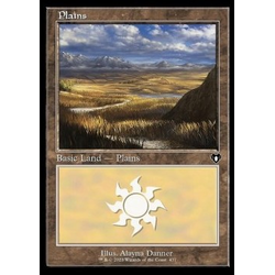 Magic löskort: Commander Masters: Plains (Foil)