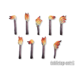 Tabletop-Art: Torches - Set 1 (9)