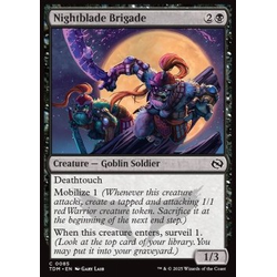 Magic löskort: Tarkir: Dragonstorm: Nightblade Brigade (Foil)