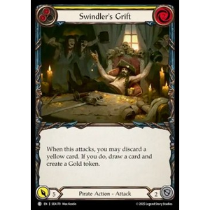 FaB Löskort: High Seas: Swindler's Grift (Yellow) (Rainbow Foil)