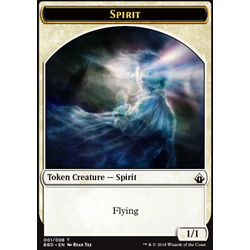 Magic löskort: Battlebond: Spirit Token