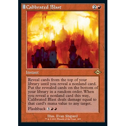 Magic löskort: Modern Horizons 2: Calibrated Blast (alternative art)