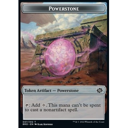 Magic löskort: The Brothers' War: Powerstone Token // Ravage Token (B 3/3) (Foil)