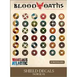 Blood Oaths Shield Decals: Norse #01