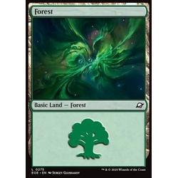 Magic löskort: Edge of Eternities: Forest (V.2) (Foil)