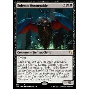 Magic löskort: Commander Legends: Battle for Baldur's Gate: Solemn Doomguide