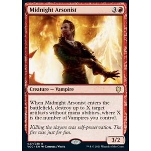 Magic löskort: Commander: Innistrad: Crimson Vow: Midnight Arsonist