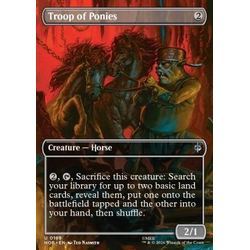 Magic löskort: The Hobbit: Troop of Ponies (alternative art)