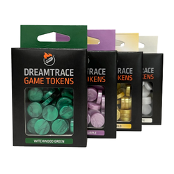 Dreamtrace Game Tokens: Dragonglass Black