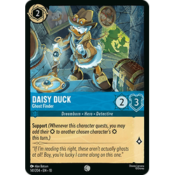 Lorcana Löskort: Whispers in the Well: Daisy Duck - Ghost Finder
