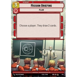 Star Wars: Unlimited Löskort: Spark of Rebellion: Mission Briefing (Hyperspace)
