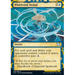 Magic Löskort: Strixhaven: Mystical Archive: Whirlwind Denial (alternative art)