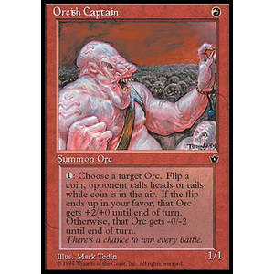 Magic löskort: Fallen Empires: Orcish Captain