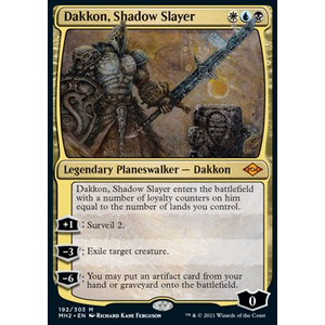 Magic löskort: Modern Horizons 2: Dakkon, Shadow Slayer