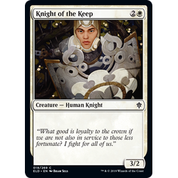 Magic löskort: Throne of Eldraine: Knight of the Keep