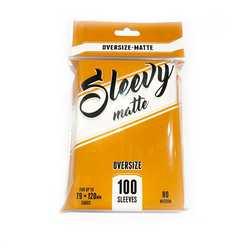 Card Sleeves Oversize Matte Clear 79x120mm (100) (Sleevy)
