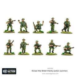Bolt Action: Korean War: British Army Infantry Section (Summer Uniforms)