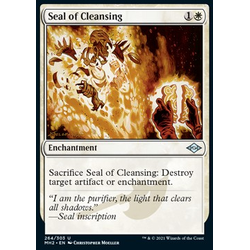 Magic löskort: Modern Horizons 2: Seal of Cleansing (Foil)