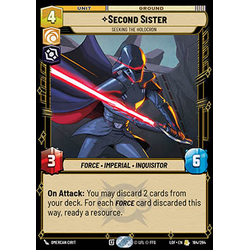 Star Wars: Unlimited Löskort: Legends of the Force: Second Sister, Seeking the Holocron