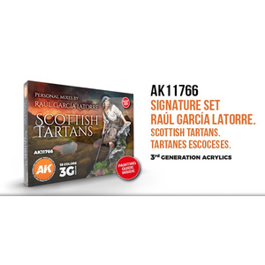 3G Signature Paint Set: Scottish Tartans -  Raül Garcia Latorre