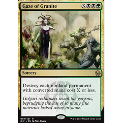 Magic löskort: Guild Kits: Gaze of Granite